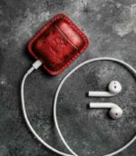 husa airpods 2 rosu matalizat