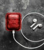 husa airpods 2 rosu matalizat