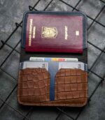 portofel pasaport albastru maro