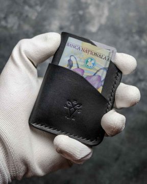 portofel barbati negru mat