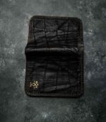 portofel piele naturala crocodil negru