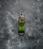 Breloc chei cu carabiniera - verde fistic