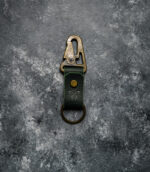 Breloc chei cu carabiniera - verde pin