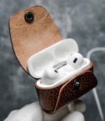 husa airpods pro maro castana