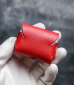 husa airpods pro rosu saffiano