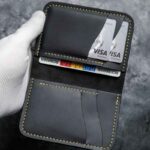 portofel piele barbati gold