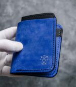 portofel piele barbati albastru