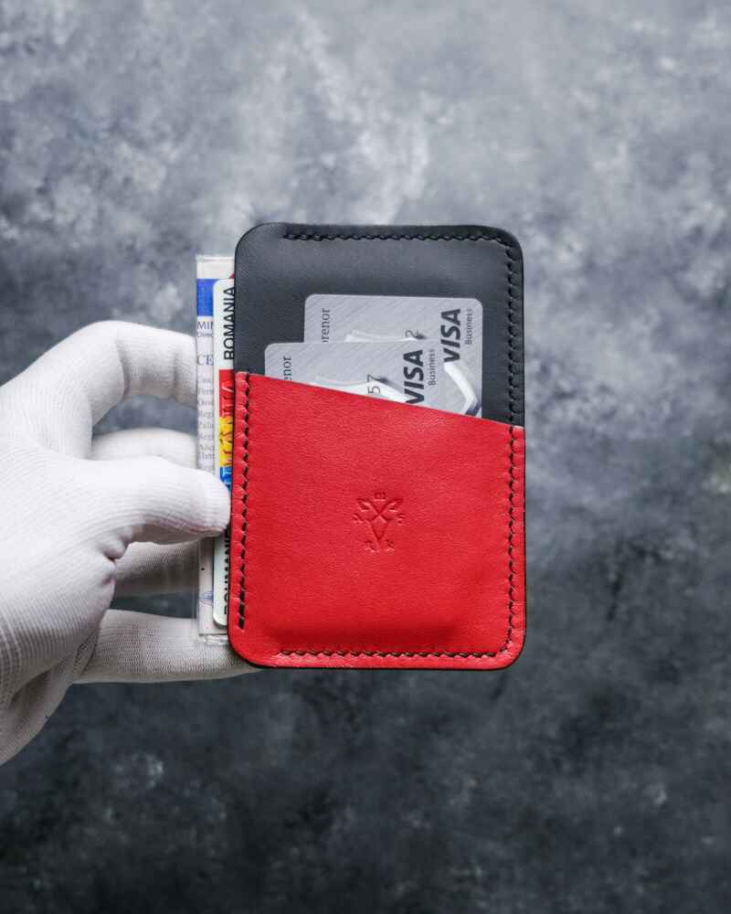 portofel talon auto si buletin rosu (7) portcard talon auto rosu