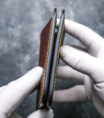 portofel piele maro pentru buletin si carduri